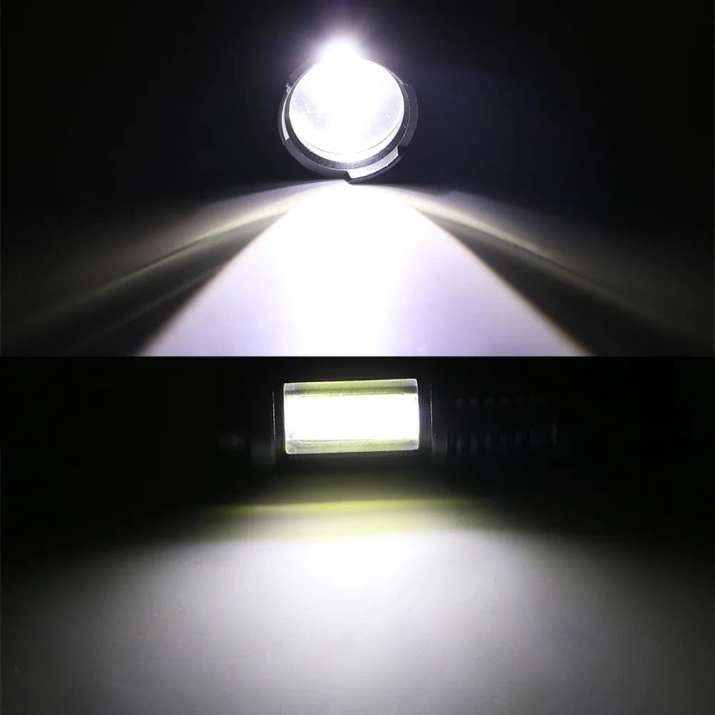 Batterie intégrée XP-G Q5 LED Zoom Focus Mini lampe de poche LED lampe torche lanterne réglable Penl
