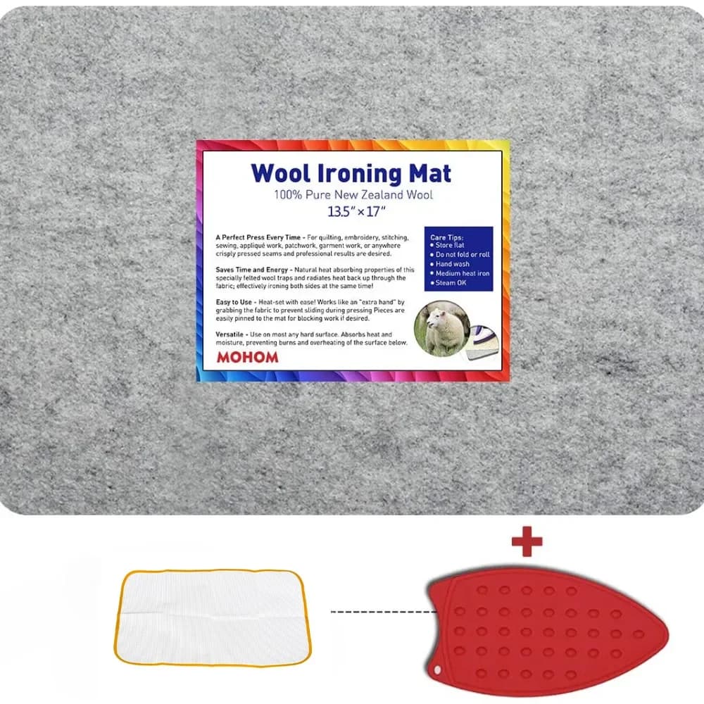Tapis de repassage en laine pour Quilting, 13.5 × 17 pouces, tampon de pressage en laine de nouvelle