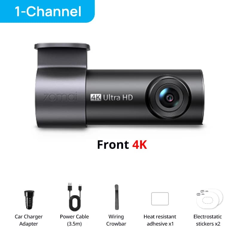 Nouvelle caméra embarquée 70mai M310 Plus 4K avec vision nocturne supérieure, prise en charge du sta