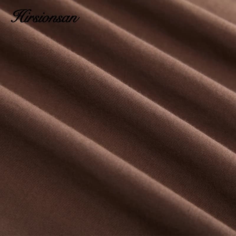 Hirsionsan – t-shirt imprimé pour femmes, 2023 coton, ample, décontracté, Chic, estival, 100%