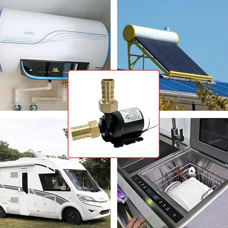 Pompe à eau solaire submersible en surpoids, moteur sans balais, arbre en céramique, ultra silencieu