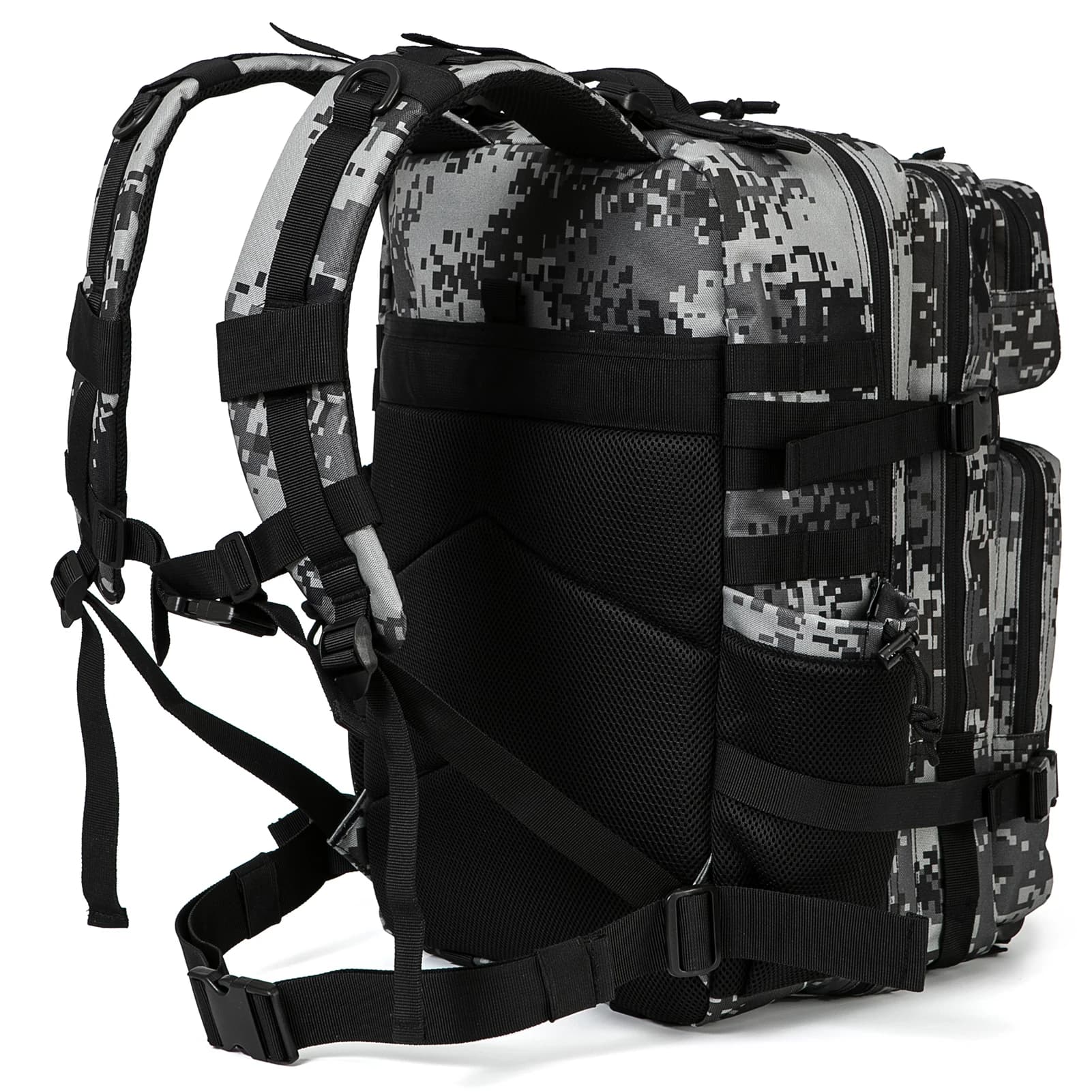 Sac à dos Dull avec porte-bouteille pour hommes et femmes, sac d'assaut, sac à dos RapDuty, école de