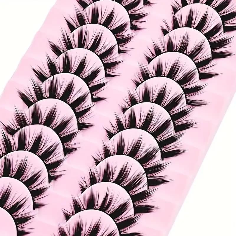 Outils de maquillage épais pour les yeux, 2 boîtes de 20 paires d'extensions de légumineuses et de p