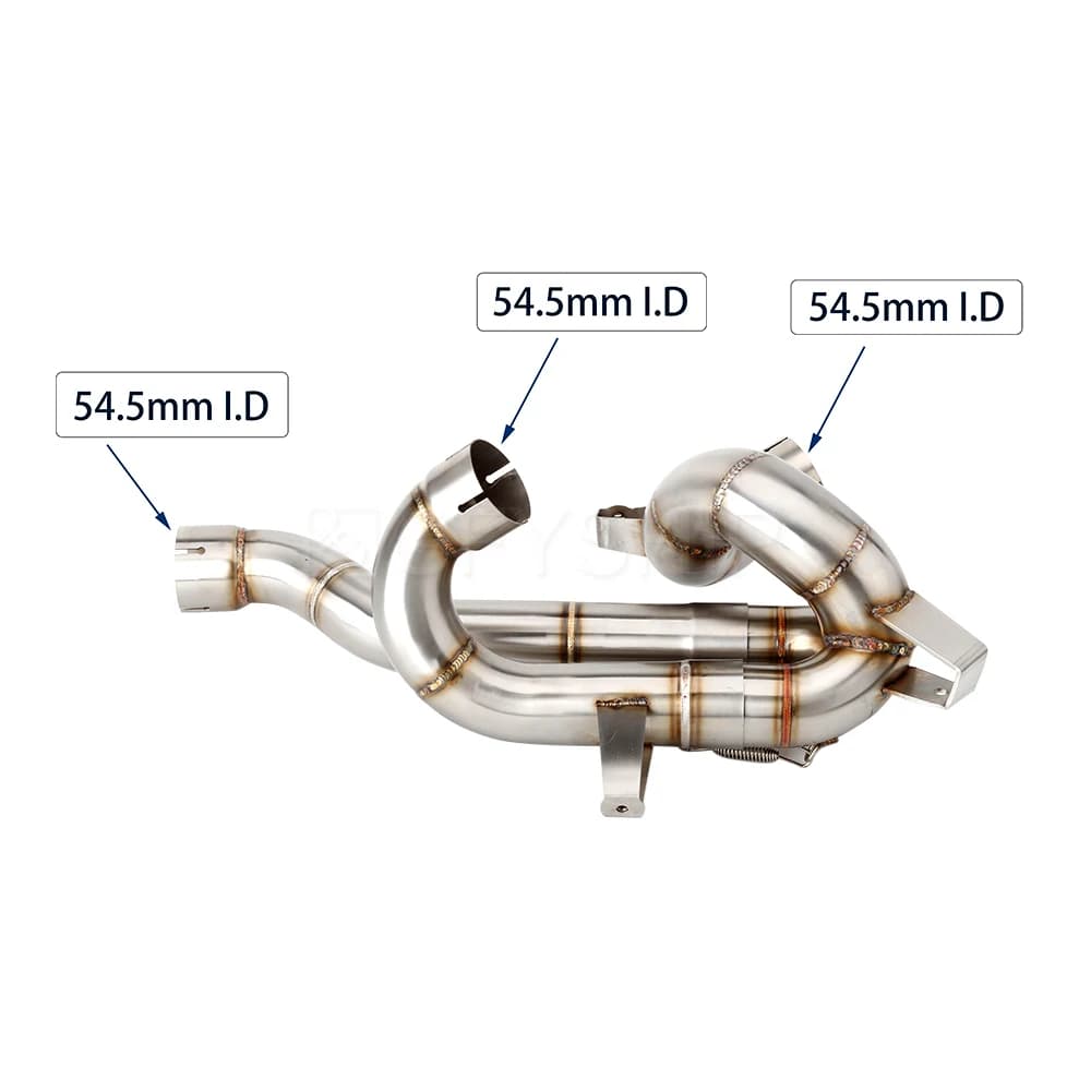 Tuyau de Silencieux à Enfiler pour Moto DucSauMultilm V4 2021 2022 V4S / Pikes Patricia Escape