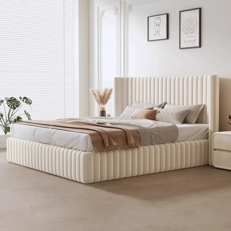 Lit de chambre de fille princesse Simple traduction lit de rangement Double moderne Cama Matrimonio 