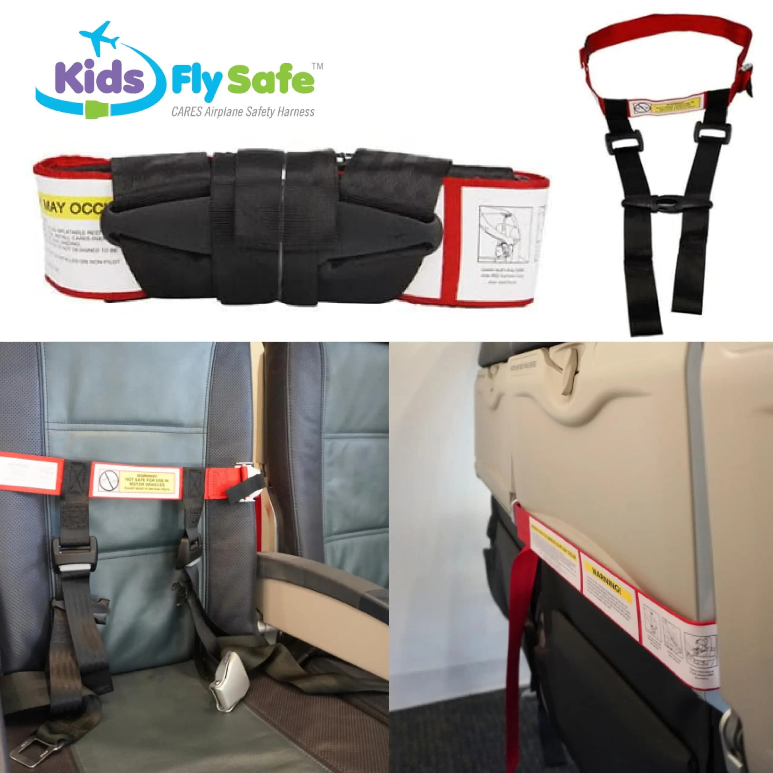 Harnais de voyage pour enfant en avion - Système de retenue de sécurité - Le seul dispositif de sécu
