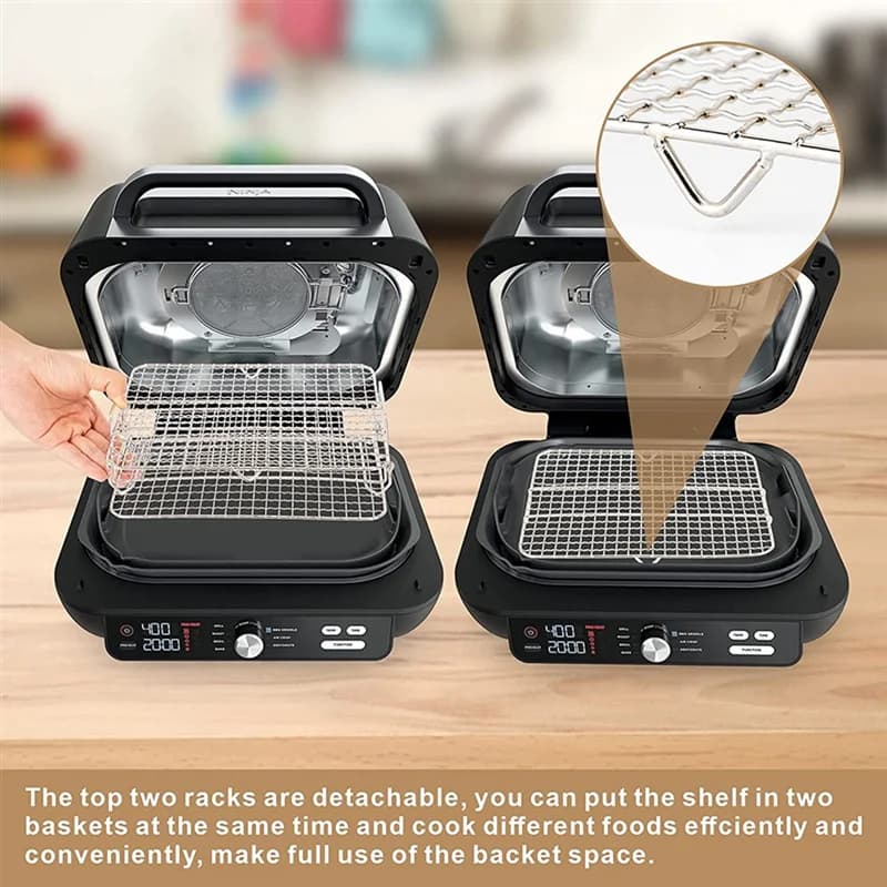 Friteuse à air T1 pour Ninja Foodi Grill XL, déliaison multicouche, accessoires pour friteuse à air 