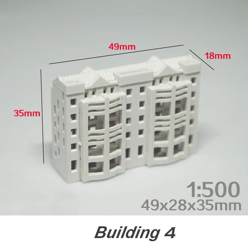 Échelle 1:500, matériaux de modèle de construction, maison Miniature, Architecture ABS pour ville, T