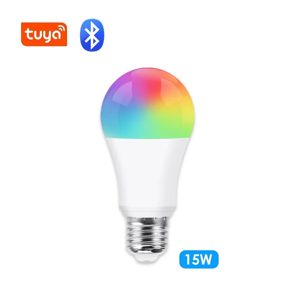 Tuya Wifi/Bluetooth ampoule intelligente E27 RGB Alexa lampe à LED ampoules intelligentes AC 85-265V