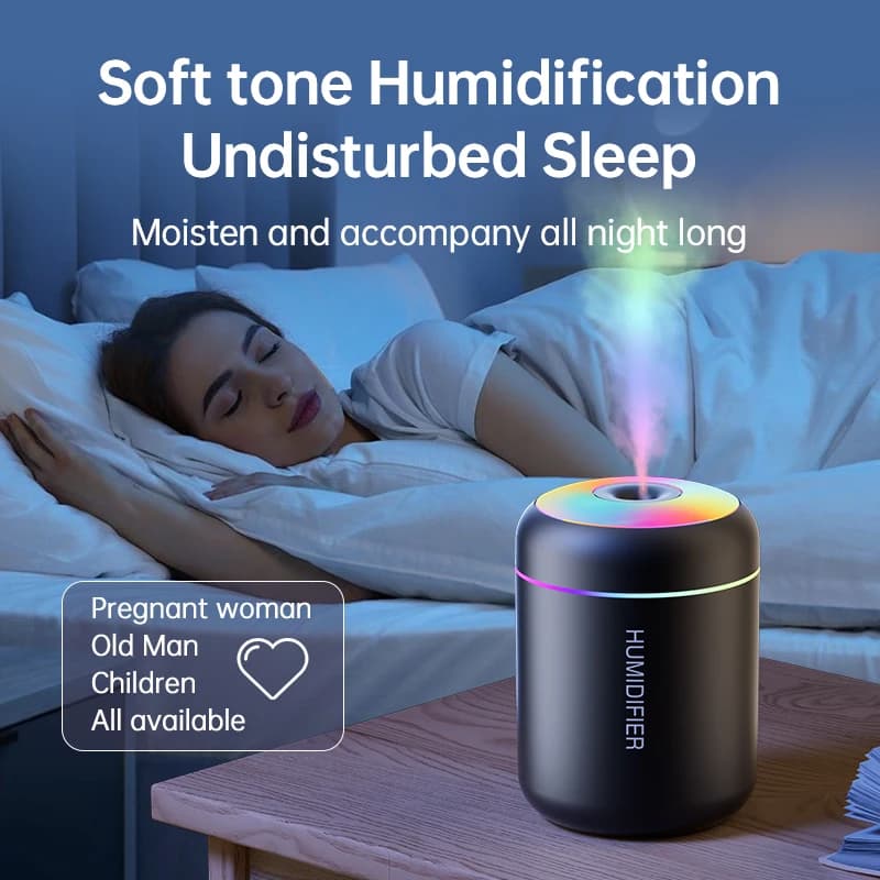Mini humidificateur d'air électrique USB 180ML, diffuseur d'arôme, purificateur d'huile essentielle,