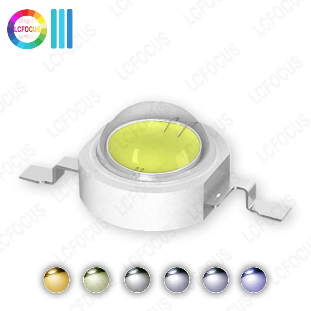 Haute luminosité 1W 3W 5W blanc chaud blanc naturel lumière blanche blanc froid puce LED COB 3000K 4
