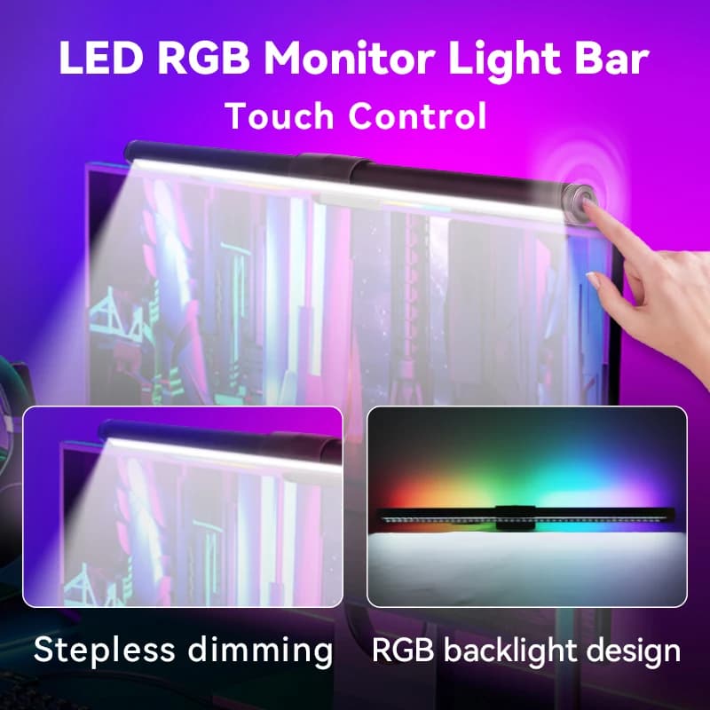 Moniteur Led barre lumineuse lampes d'ordinateur lampe de lecture écran suspendu lampe de bureau mon