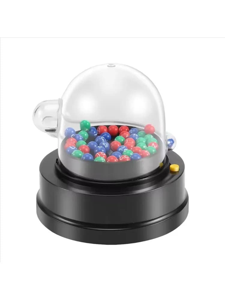 Mini Jeu Vidéo Bingo Lotto : Sélecteur de Numéros Chanceux, Agitateur de Chance Portable, Sélecteur 
