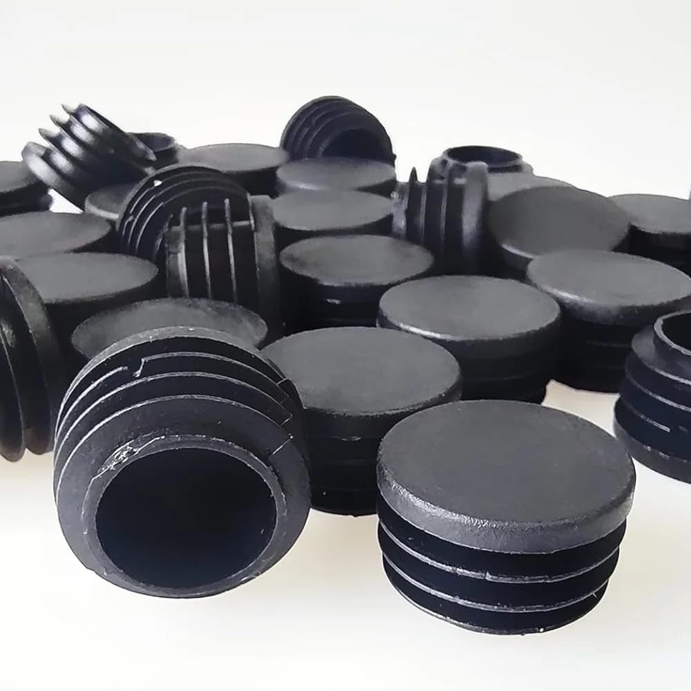 Bouchons de trou en plastique ronds, inserts pour tubes métalliques, bouchons de quincaillerie, clôt