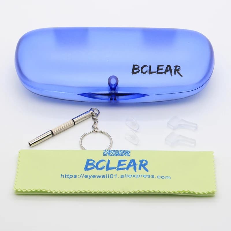 BCLEAR – monture de lunettes en alliage métallique pour femmes, cadre Ultra-léger, demi-bord, optiqu