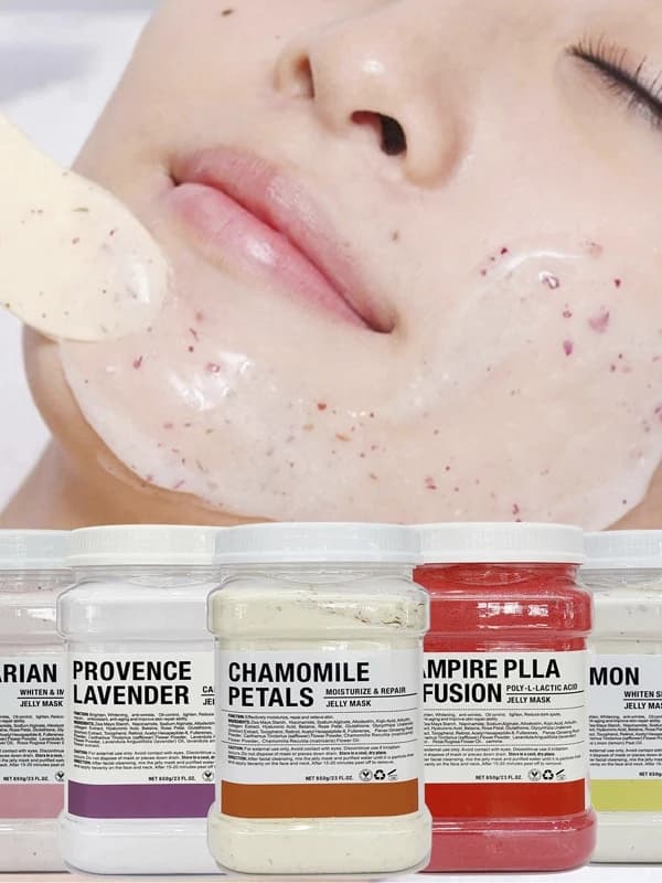 10 pièces gelée masque poudre en gros 650G professionnel masque poudre Salon de beauté utiliser des 