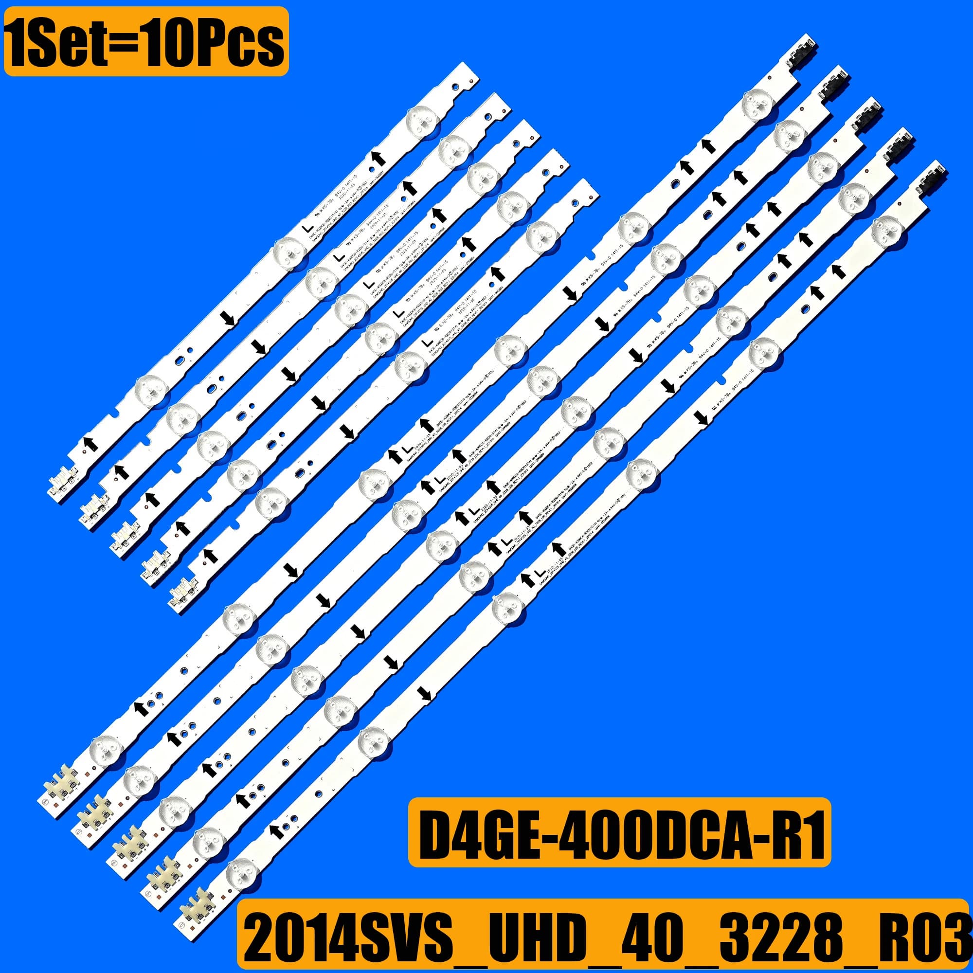 Bande de rétro-éclairage LED pour UE40J5100 UE40H5000 UE40J5500 2014SVS40_3228 BN96-30450A BN96-3044