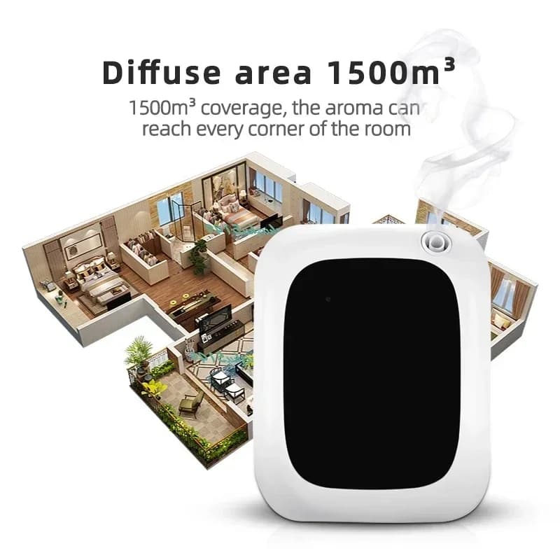 Diffuseur d'huiles essentielles, aromathérapie, 1500m ³, pour la maison, parfum automatique, aromath