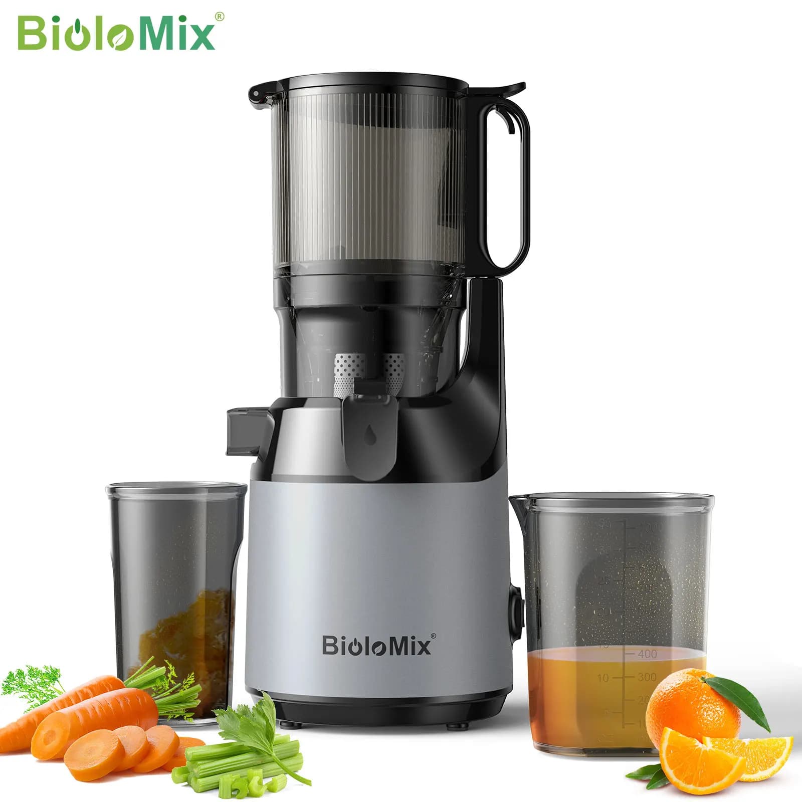 BioloMix-Presse à froid Ju479, avec goulotte de rajeunissement de 130mm, pour fruits entiers et 05/0