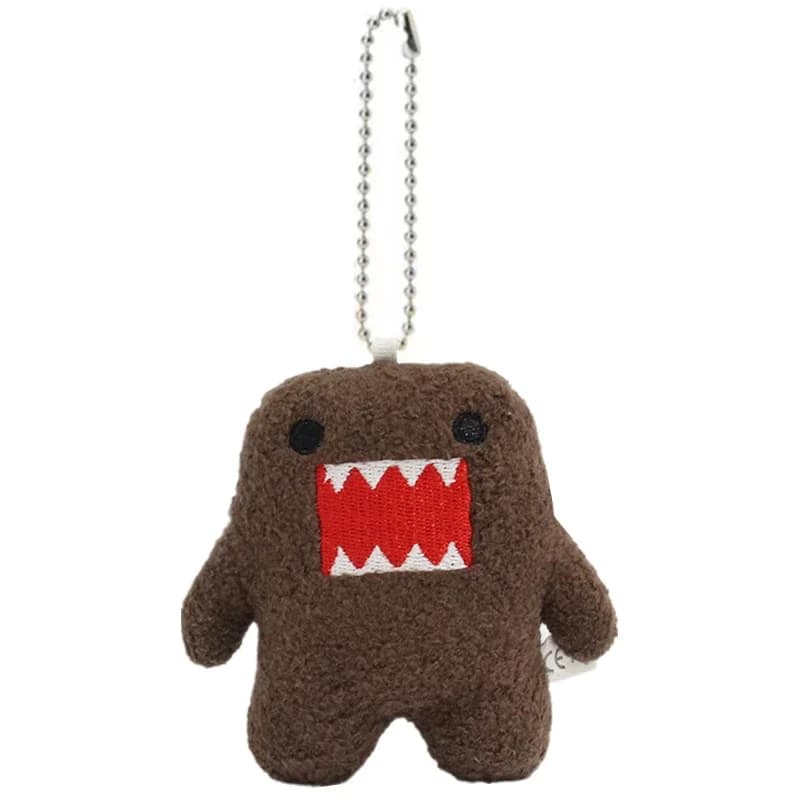 Kawaii mignon Domo Kun peluche porte-clés boule chaîne dessin animé Kawaii mignon sac porte-clés pet
