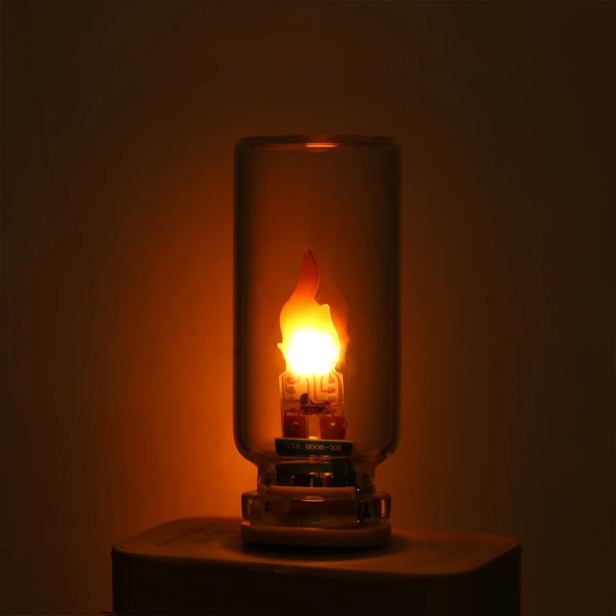 Ampoule LED Effet Flamme Scintillante E27 Vintage, Lampe Décorative Ambiance Maison, Blanc Chaud, Ef
