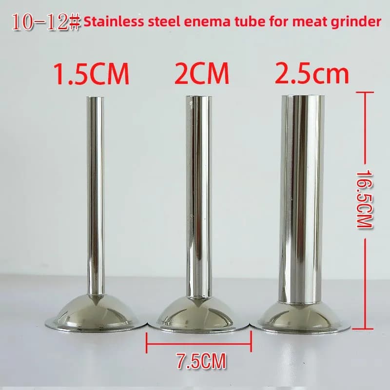 Hachoir à viande de Type 12, accessoires de lavement, maille de couteau, trou en acier inoxydable, t
