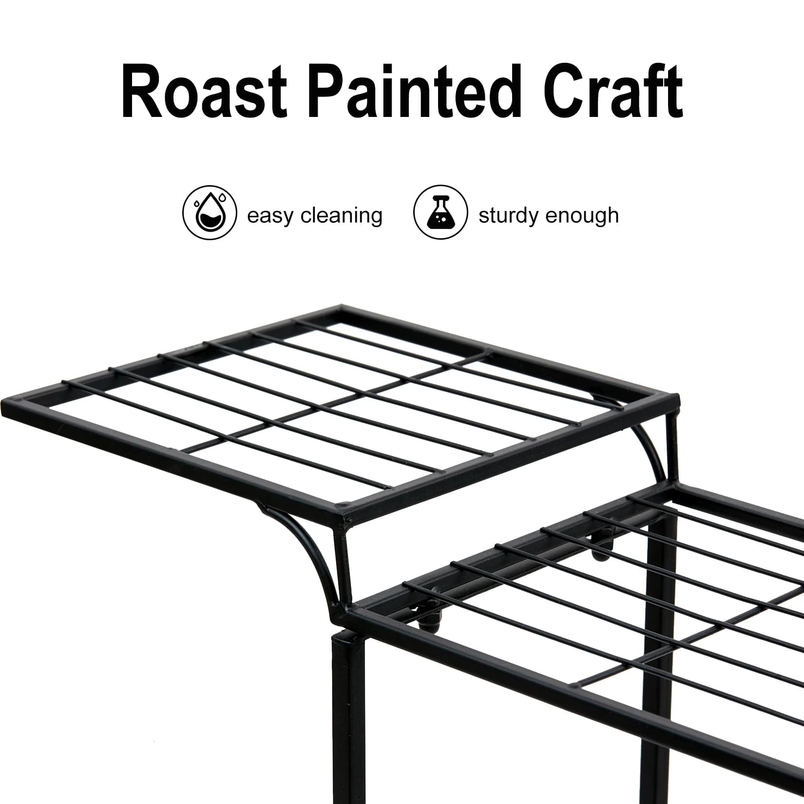 Grand chariot de jardin en métal, support pour plantes, présentoir de fleurs de Style parisien, pour