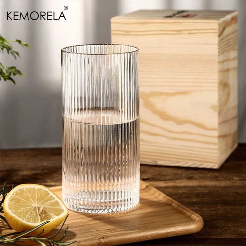Ensemble de Verres à Cocktail Transparents, Verre de Lit de Style Vintage, Standard, Bar, Boissons, 