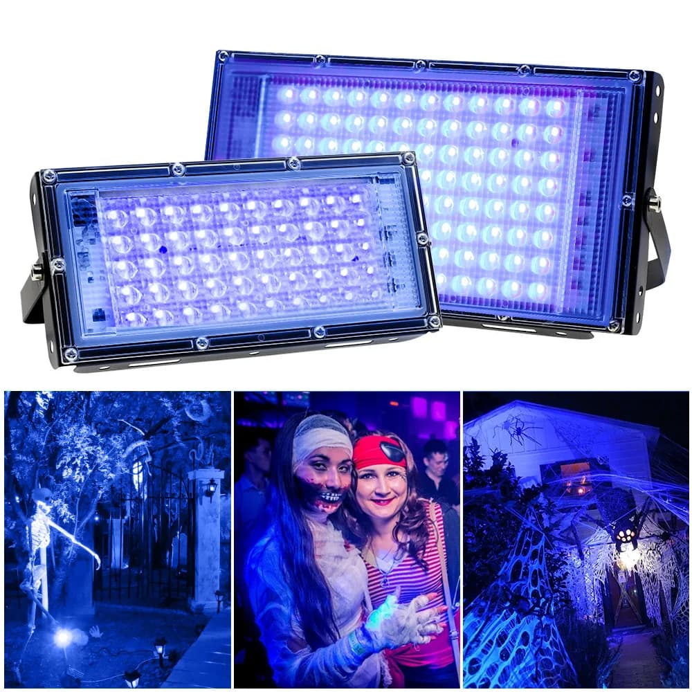 Led 100W 300W lumière violette 365nm lampe à polymérisation UV 395nm lampe de détection fluorescente
