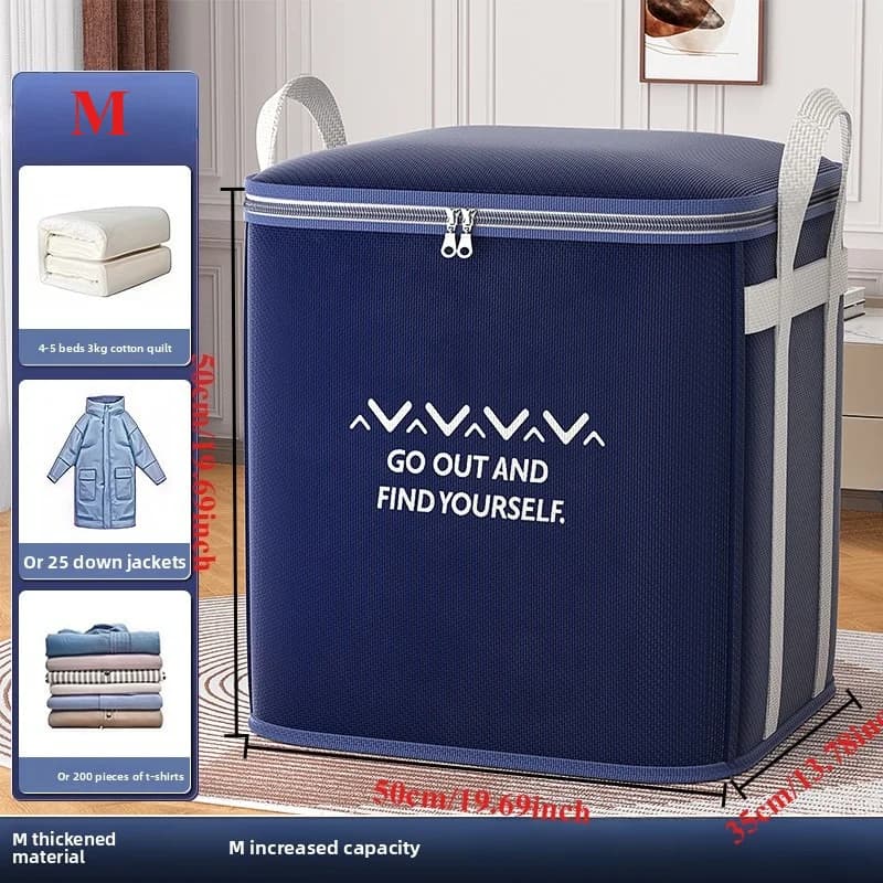 Sac de rangement pour vêtements à poignée Extra Large, organisateur avec poignée renforcée pour couv
