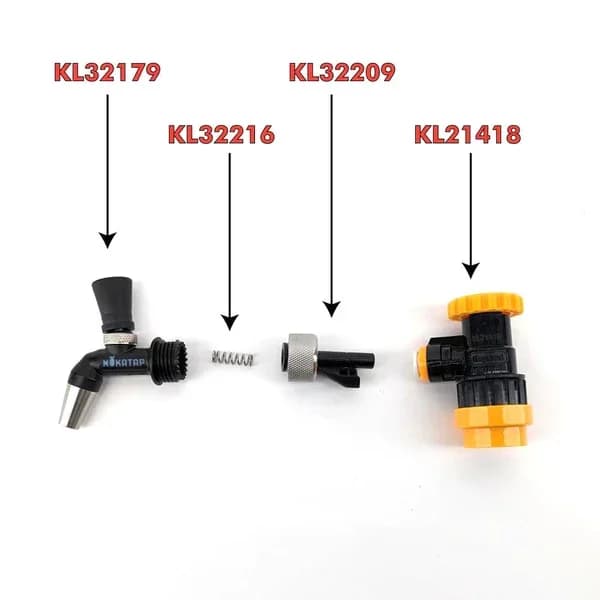Kegland NukaTap Mini FC Kits de déconnexion comprenant 8mm(5/16) adaptateur dur accessoire de brassa
