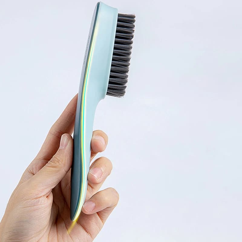 Brosse de nettoyage de chaussures, 1 pièce, brosse à récurer pour vêtements en plastique, outil de n