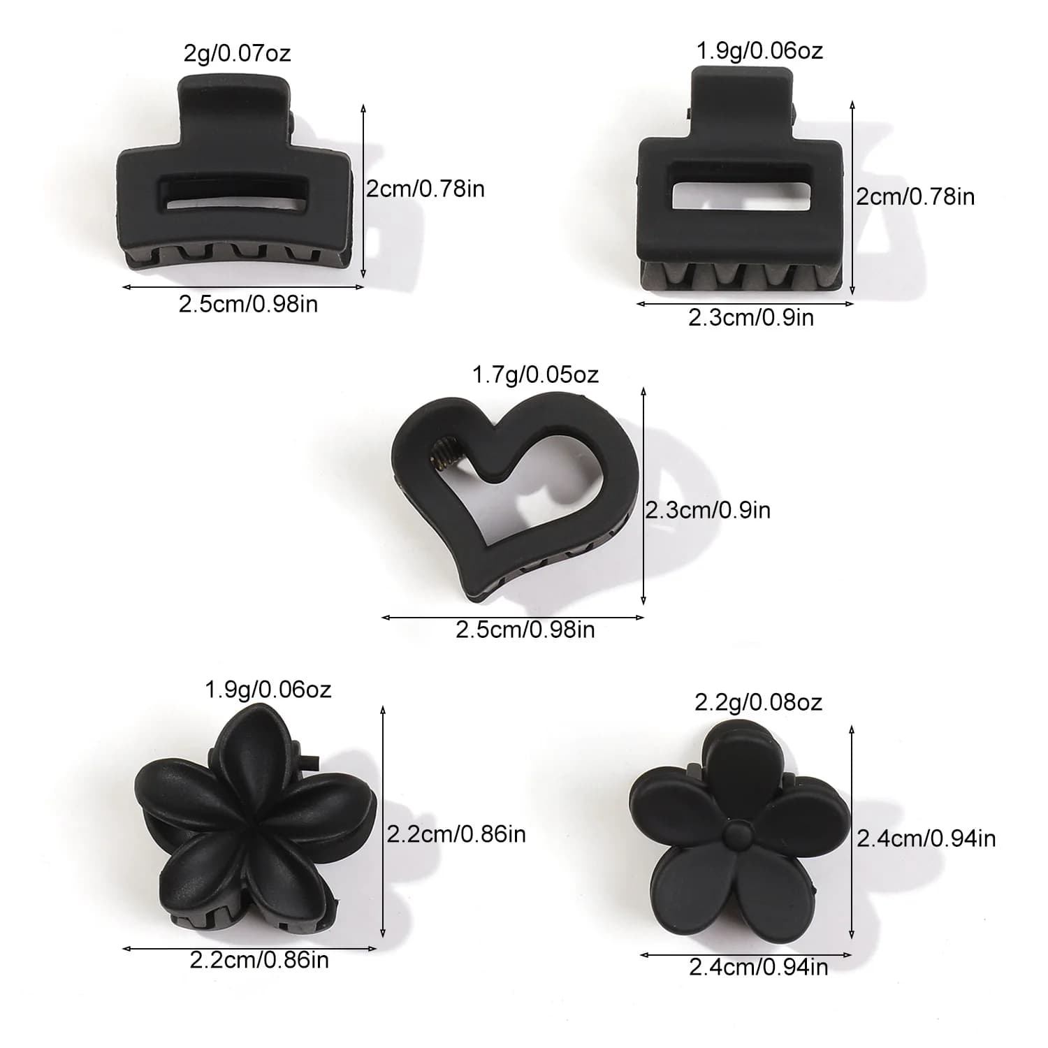 Nouvelle mode 12 pièces/ensemble petites Barrettes à cheveux géométriques florales pour enfants femm