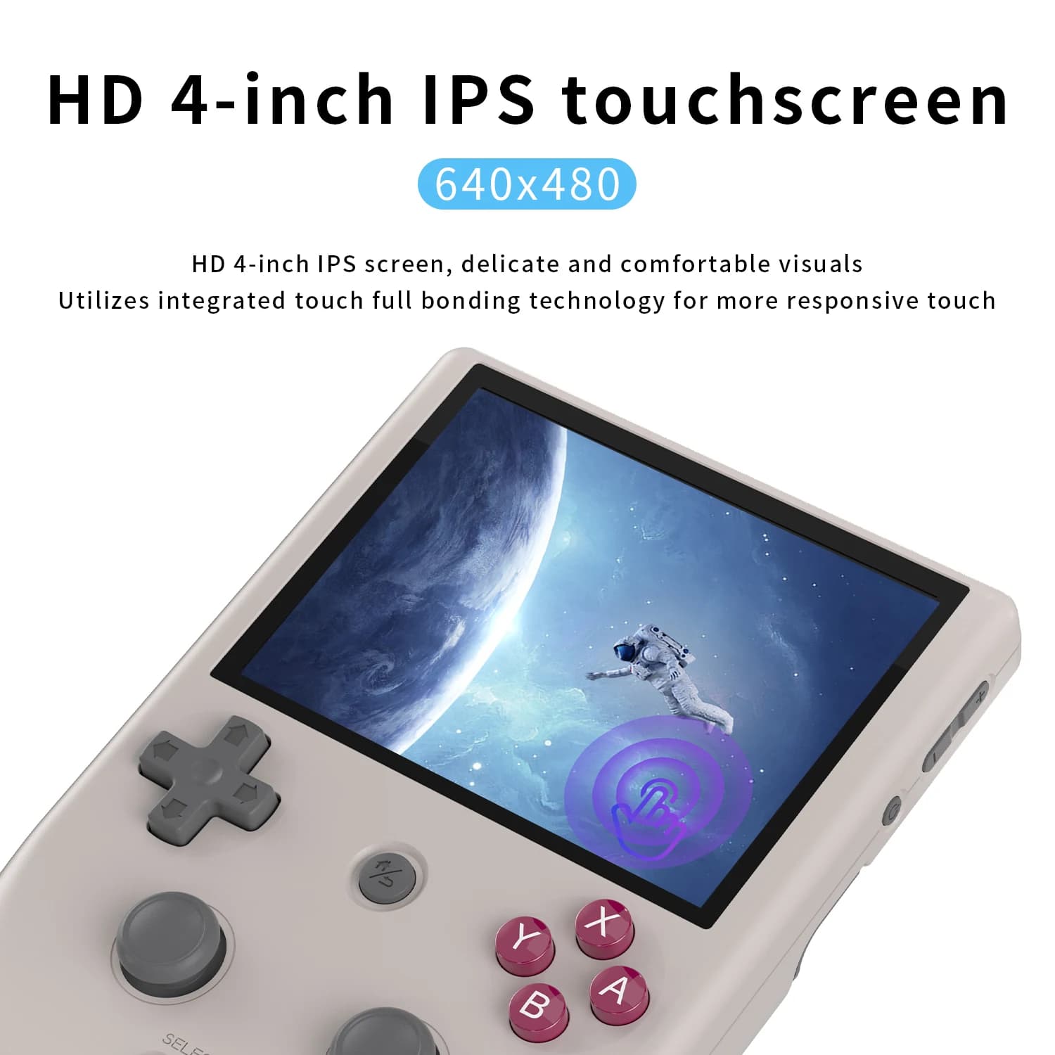 ANBERNIC RG405V Console de jeu portable 4 pouces Écran tactile IPS 640*480 Android 12 Unisoc Tiger T