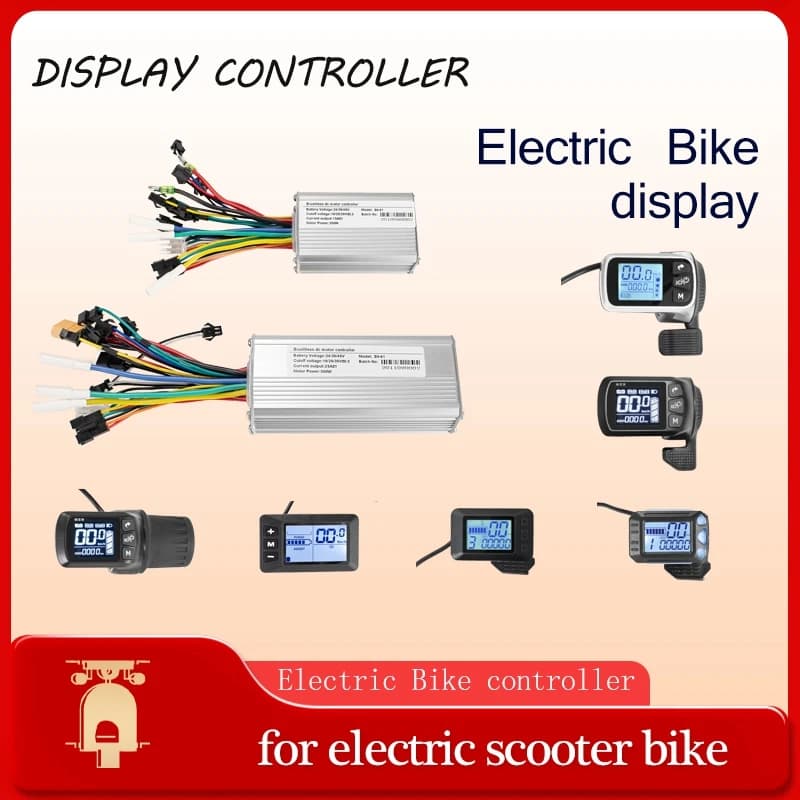 Contrôleur de moteur sans balais pour vélo électrique, pièces de scooter et de vélo électrique, écra