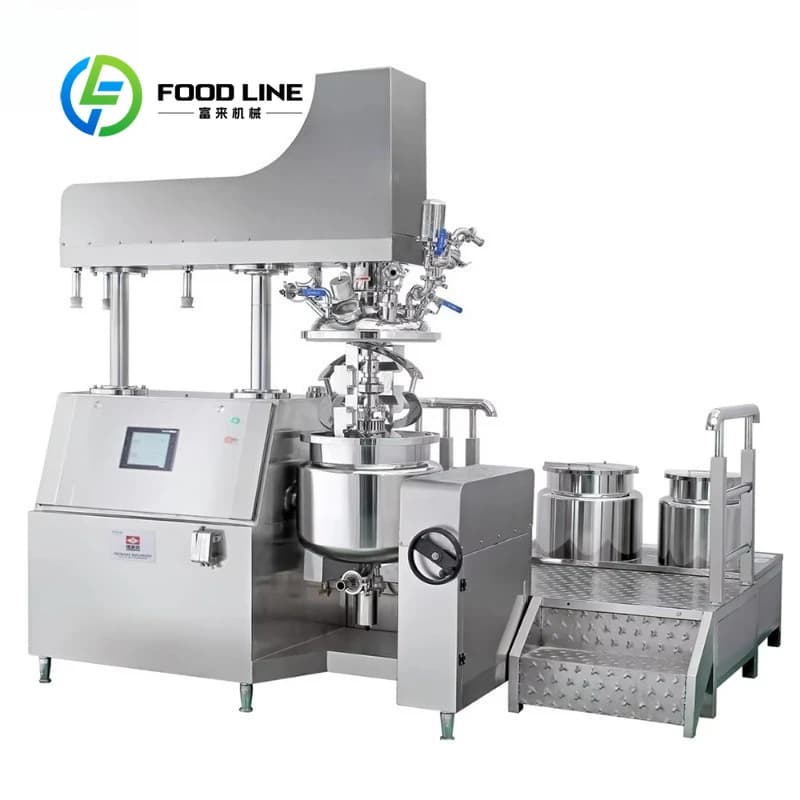 Homogénéisateur sous vide de mayayonnaise à levage hydraulique personnalisé à cisaillement élevé 100