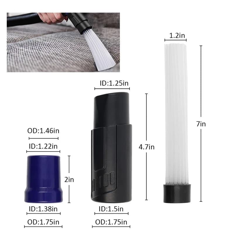 Brosse universelle pour aspirateur, Tube d'aspiration pour aspirateur de 35mm et 32mm, clavier, cana