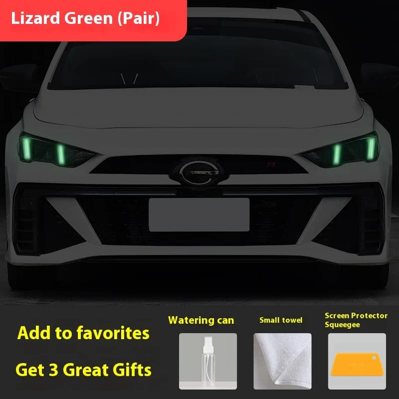 Film vinyle de changement de couleur pour phares et feux de jour (DRL) de voiture, pour Trumpchi Emk