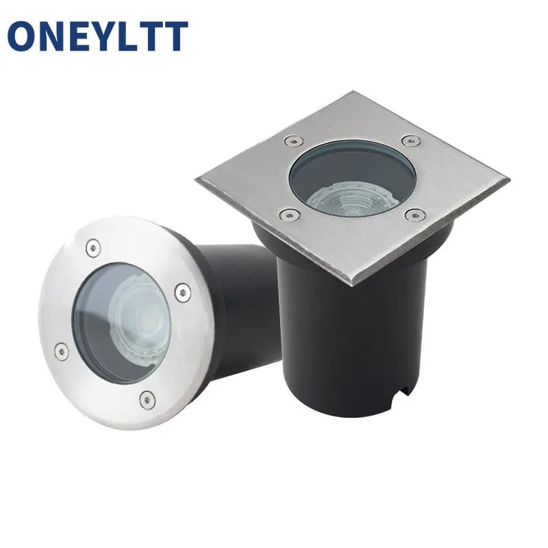 Spot Lumineux LED Encastrable dans le Sol, Éclairage d'Extérieur, Étanche, 12V 85-265V, GU10 MR16