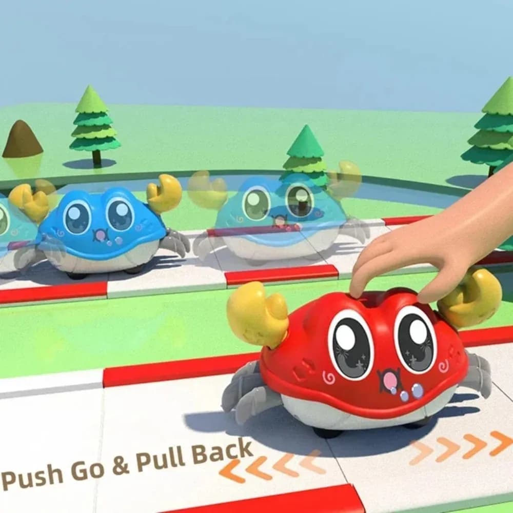 Jouet de Simulation de crabe à Double Force de retour amusante pour enfants, jouet de Simulation de 