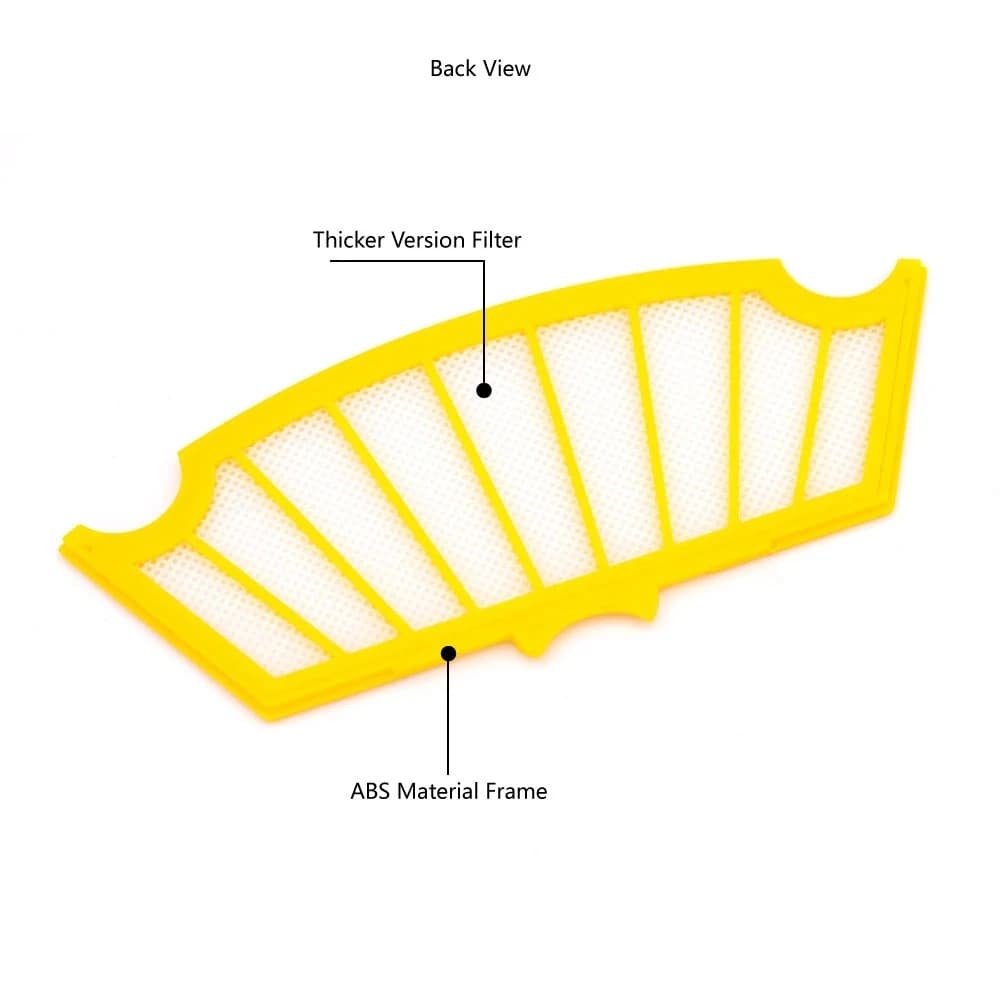 Pièces de filtre Hepa pour aspirateur iRobot Roomba série 500 555 560 561 562 563 570 581, roues de 