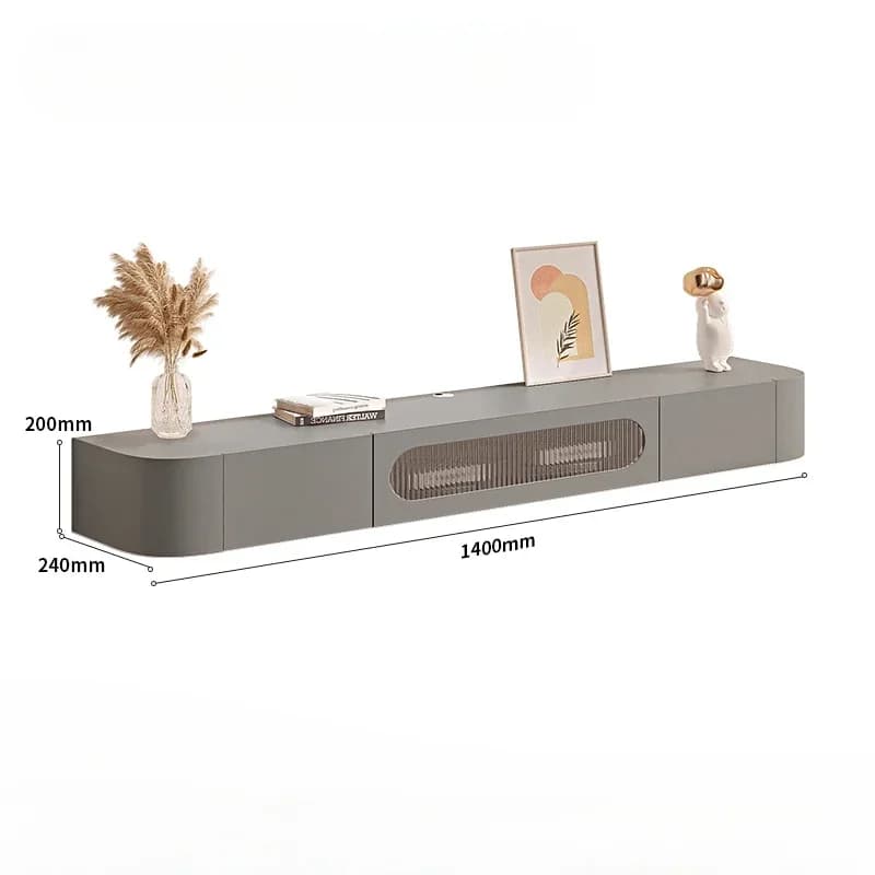 Meuble Tv mural flottant en bois, meuble de salon moderne, Meuble de rangement, Meuble Tv Suspendu M