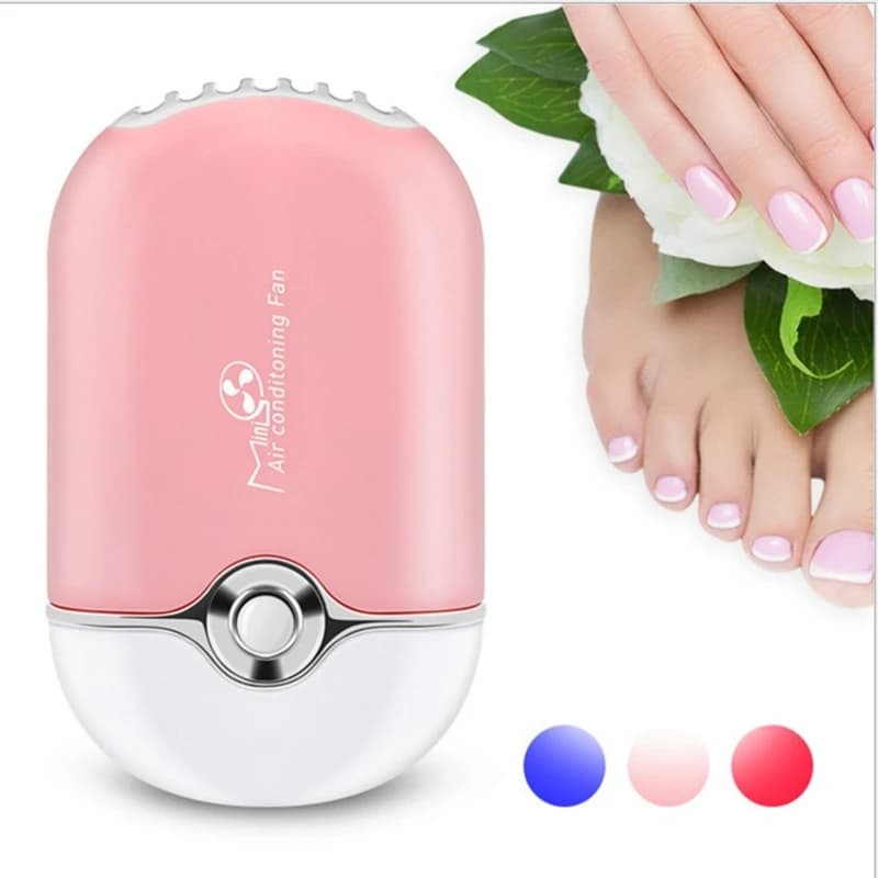 Nouveau USB Mini ventilateur climatisation ventilateur USB ventilateur de charge cils sèche-cheveux 