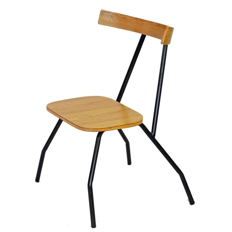Chaise de salle à manger industrielle en fer, Table nordique pour café, Restaurant, hôtel minimalist