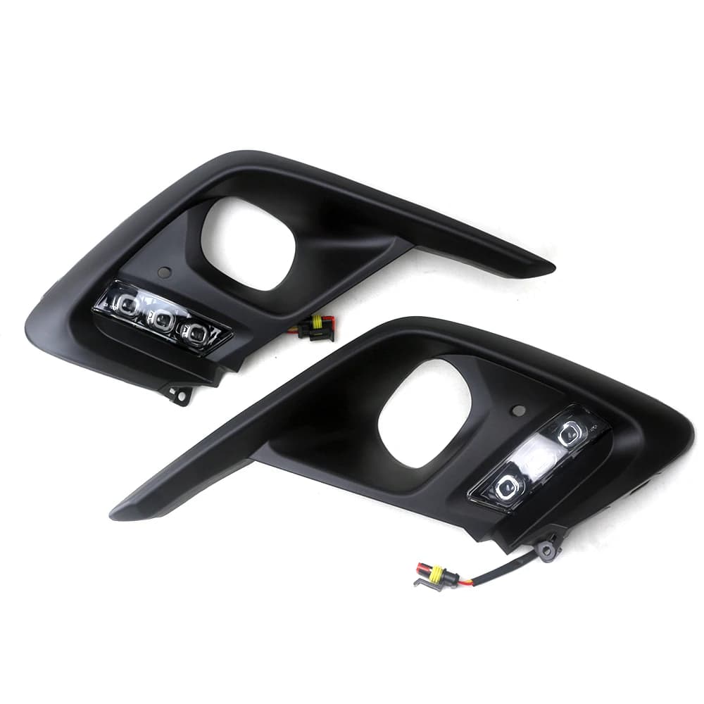 Enquêter de jour LED DRL pour HONDA FIT /JAZZ, feu antibrouillard, lunette et pare-chocs avant, peti