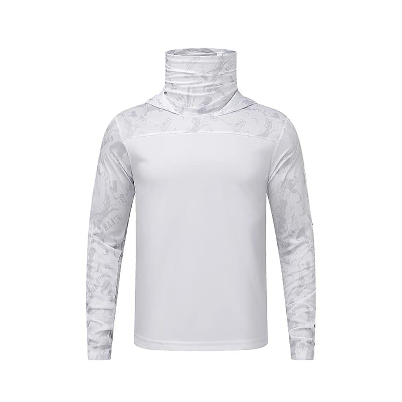 T-shirts d'été Ultra-fins Protection solaire maille légère Patchwork Camouflage soie glacée sport él