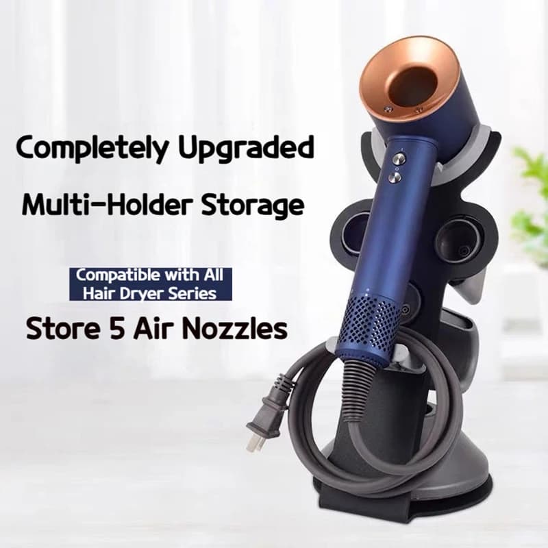 Support de sèche-cheveux pour Dyson, support en alliage d'aluminium supersonique, support noir améli