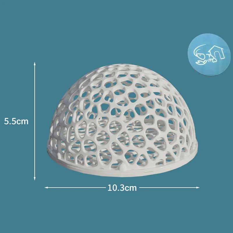 Cachette creuse en forme de demi-sphère pour petits poissons, crevaison pour crevettes d'aquarium, m