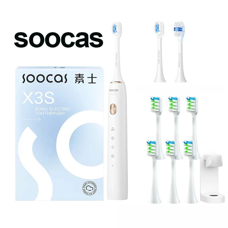 SOOCAS-Brosse à dents électrique à ultrasons X3S, IPX7, étanche, adulte X3U, mise à niveau, sonique 