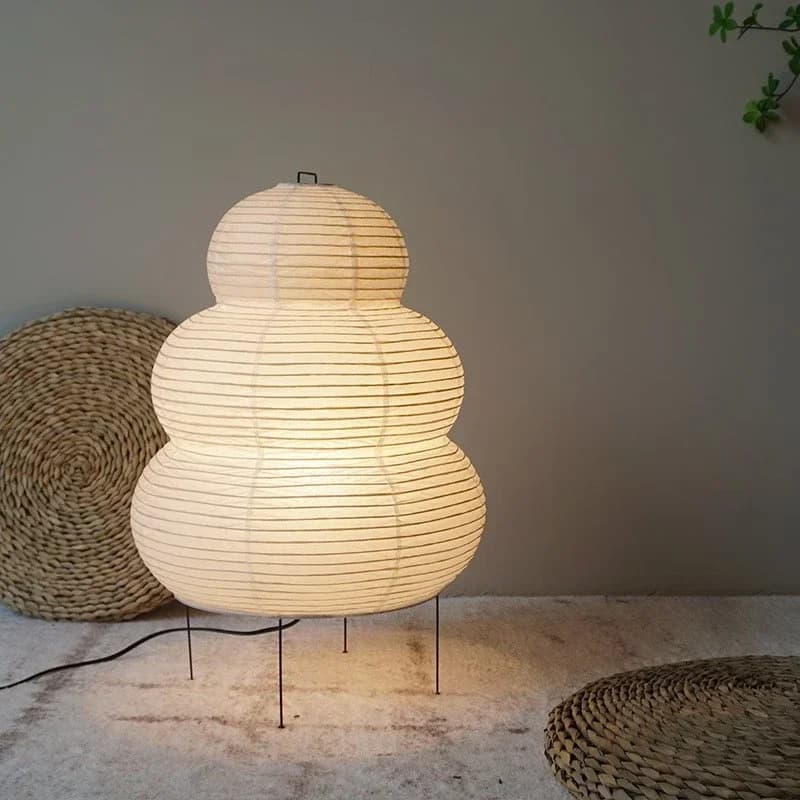 Lampe de Table au Design japonais, papier de riz blanc, lampes de bureau décoratives pour chambre à 